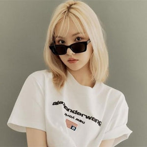 [국내배송/당일출고] 알렉산더왕 로고 그래픽 반팔티 (이던,안유진,장원영,은하 착용) - 재입고 -