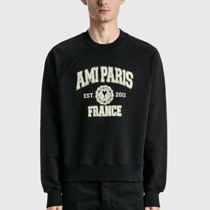 [국내배송] 아미 파리스 로고 스웨트 셔츠 2color (미연,최우식,황인엽,문별 착용) - 컬러 추가 -