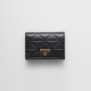 프라다 트라이앵글 모티프 장식 스몰 가죽 지갑 2MR039