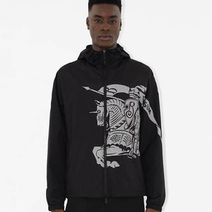 버버리 EKD 나일론 재킷 블랙