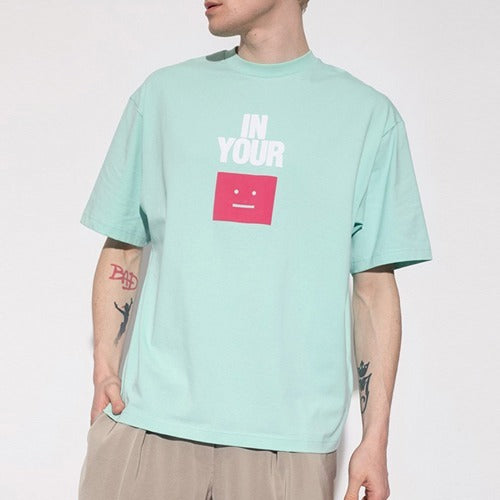 [국내배송] 아크네스튜디오 인유어 페이스 반팔티 2color