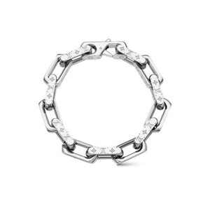 루이비통 X 버질아블로 모노그램 실버 체인 팔찌