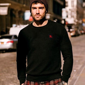 [국내배송/당일출고] 버버리 로고 자수 맨투맨 블랙