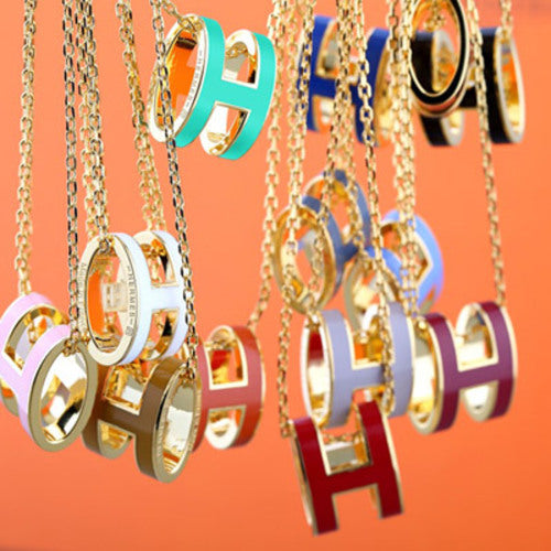 에르메스 팝아슈 목걸이 14color (옐로우골드/로즈골드/화이트골드)