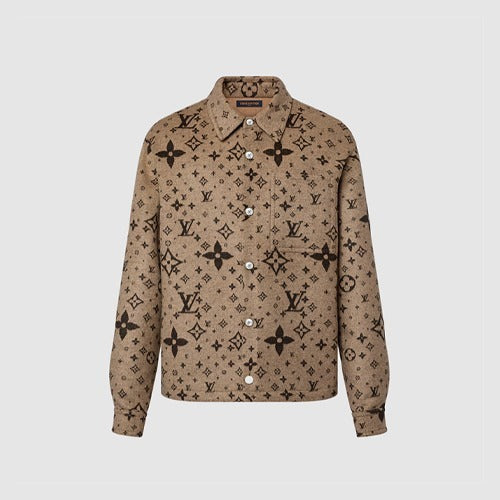 루이비통 모노그램 더블 페이스 블렌드 오버셔츠 1AFYF7