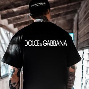 [국내배송/당일출고] 돌체앤가바나 밀라노 플레이트 반팔티 블랙