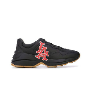 구찌 라이톤 LA 엔젤스 프린트 스니커즈