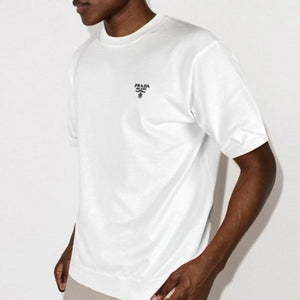 [국내배송] 프라다 밀라노 자수 로고 니트 반팔 4color