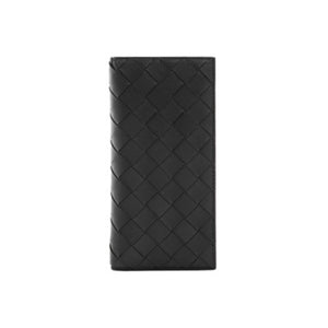 보테가베네타 인트레치아토 콘티넨탈 장지갑 블랙