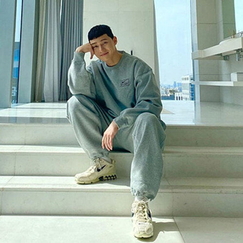 [국내배송/당일출고] 나이키 X  스투시 크루 맨투맨 (박서준,류준열,이던 착용)