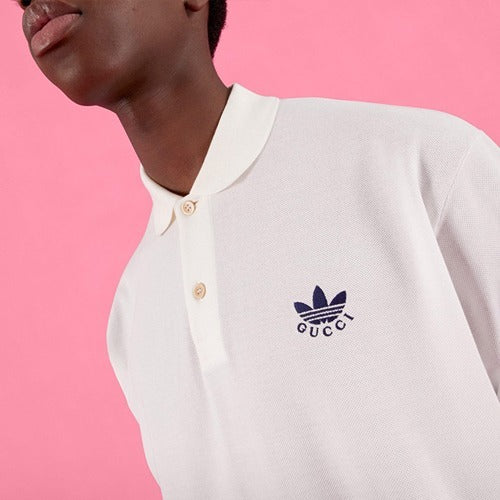 [국내배송] 구찌 X 아디다스 코튼 PK 반팔 카라티 2color