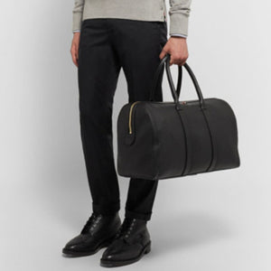 톰브라운 페블 텍스처 레더 트래블 백