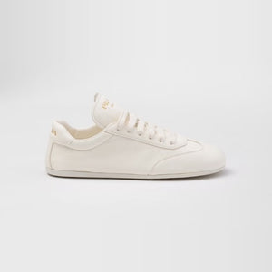 프라다 가죽 스니커즈 아이보리 1E398N