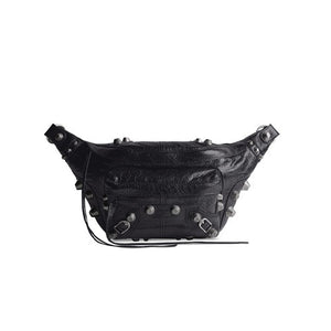 발렌시아가 르카골 맨 미디움 벨트백 블랙