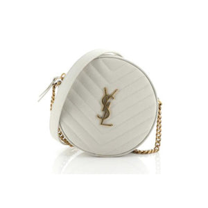 세인트로랑 라운드 카메라백 화이트