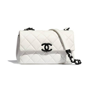 샤넬 스몰 플랩백 화이트 AS2302