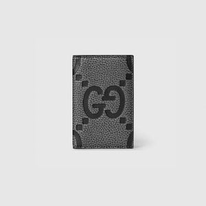 구찌 맥시 GG 카드케이스 그레이/블랙 739478