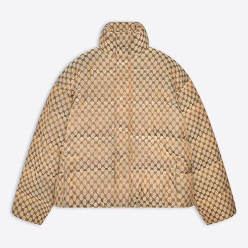 발렌시아가 X 구찌 해커 BB 푸퍼 패딩 자켓 베이지