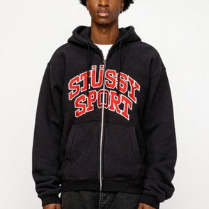 [국내배송] 스투시 스포츠 기모 후드 집업 2color