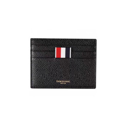 톰브라운 페블 그레인 노트 카드지갑 블랙