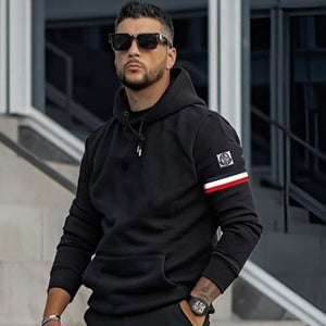 [국내배송/당일출고] 몽클레어 테크니컬 감마블루 후드티 블랙