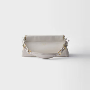 프라다 앙쉐네 미디엄 가죽 백 화이트 1BC262