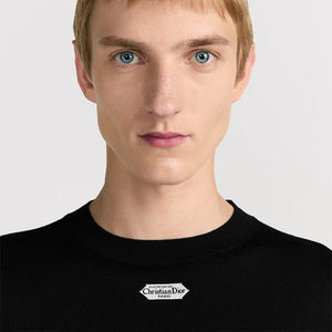 [국내배송] 디올 크리스찬 디올 파리 라벨 스웨터 블랙