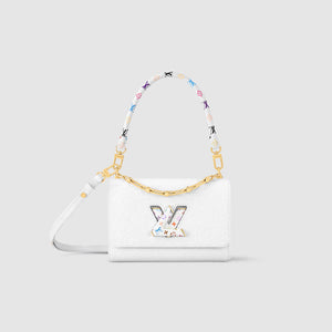 루이비통 LV X TM 트위스트 MM 슬림 화이트 M13678