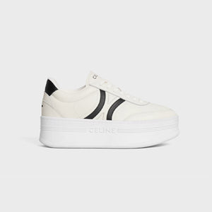셀린느 웨지 아웃솔 블록 스니커즈 화이트/블랙