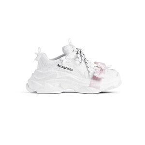 발렌시아가 트리플S 리본 레이스 스니커즈 화이트