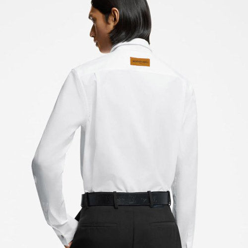 [국내배송] 루이비통 모노그램 로고 자수 셔츠 2color