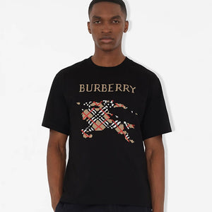 버버리 크로스 스티치 EKD 코튼 반팔티 2color