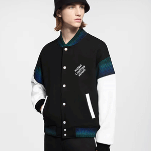 루이비통 코튼 저지 바시티 블루종 1AGTR1