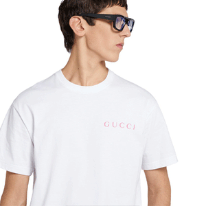 [국내배송] 구찌 컬러 로고 프린트 반팔티 2color