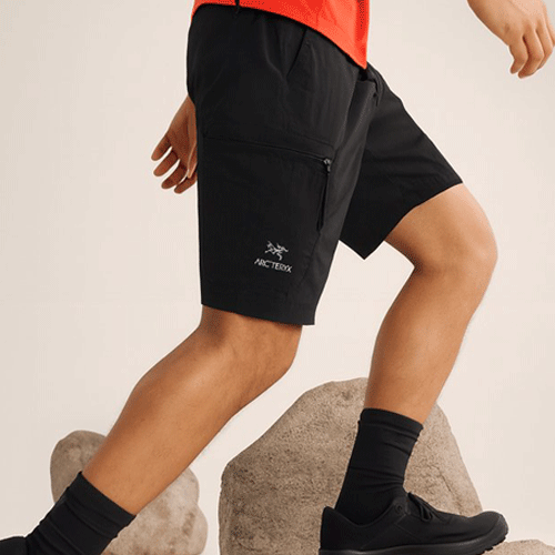 [국내배송] 아크테릭스 포켓 로고 하프 팬츠 3color