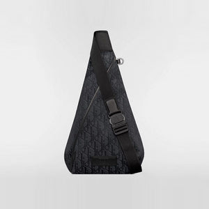 디올 트렉 지퍼 슬링백 블랙