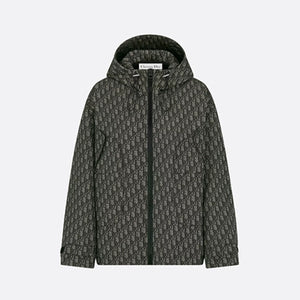 디올 오블리크 테크니컬 자카드 후드 재킷 그레이