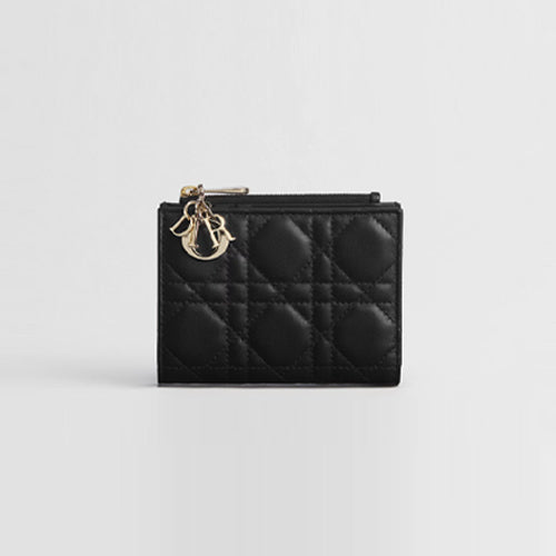 디올 레이디 디올 달리아 반지갑 블랙