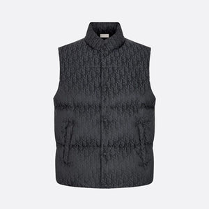 디올 오블리크 다운 베스트 블랙