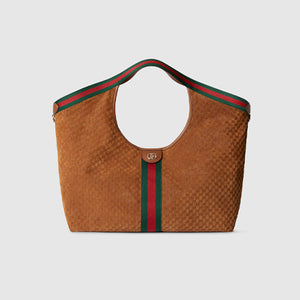 구찌 질리오 라지 토트백 브라운 853971