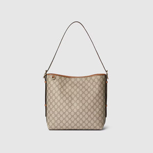 구찌 GG 엠블럼 미디엄 숄더백 브라운 847452