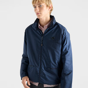 프라다 리나일론 후드 재킷 네이비 SGD071