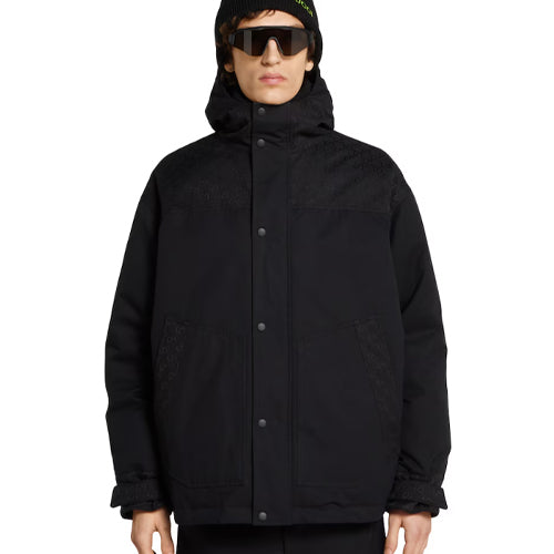 구찌 코튼 립스톱 패딩 재킷 블랙 827528