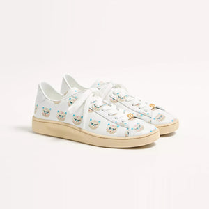 발렌티노 로이코 샤 드 라 메종 모티프 스니커즈 화이트