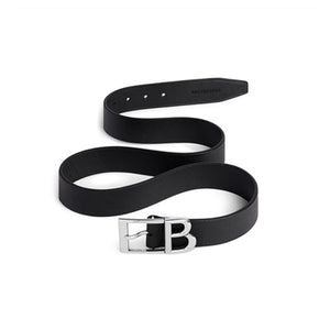 발렌시아가 클래식 B 벨트 블랙