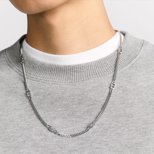 디올 CD 아이콘 슬림 체인 링크 목걸이 2color