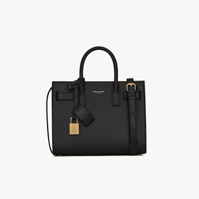 세인트로랑 삭 드 쥬르 토트백 블랙 나노/스몰