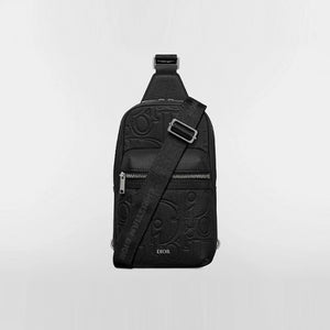 디올 그래비티 라이더 2.0 슬링백 블랙