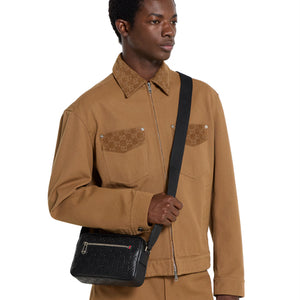 구찌 GG 엠블럼 스몰 크로스백 블랙 850242