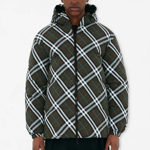 버버리 리버시블 체크 나일론 퍼퍼 재킷